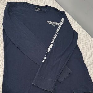 Abercrombie & Fitch Navy Long Sleeve Shirt